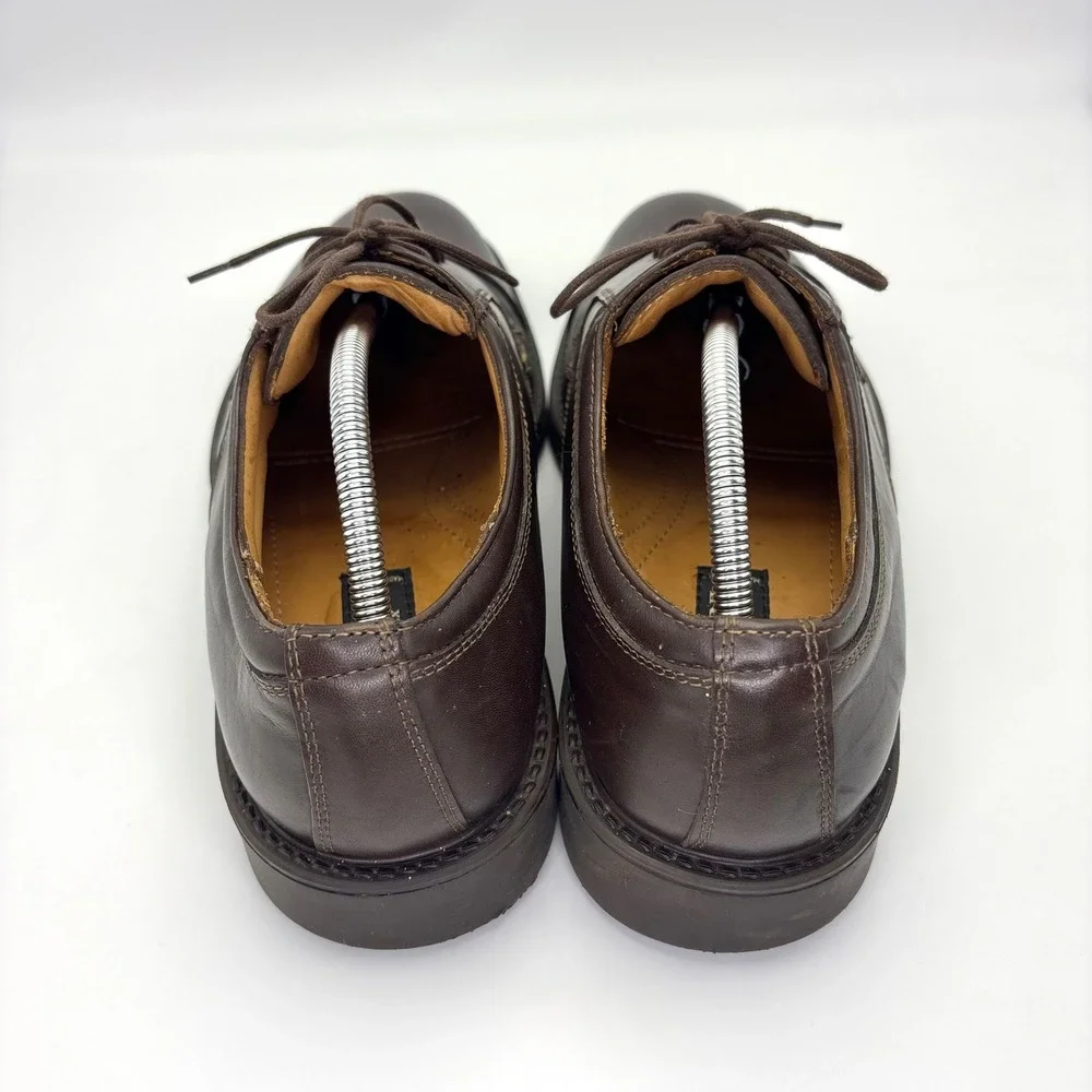 Venturini Comfort & Flex Men's 12M Brown Leather Oxford Made in Italy Shoes